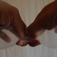 Tearing a balloon apart