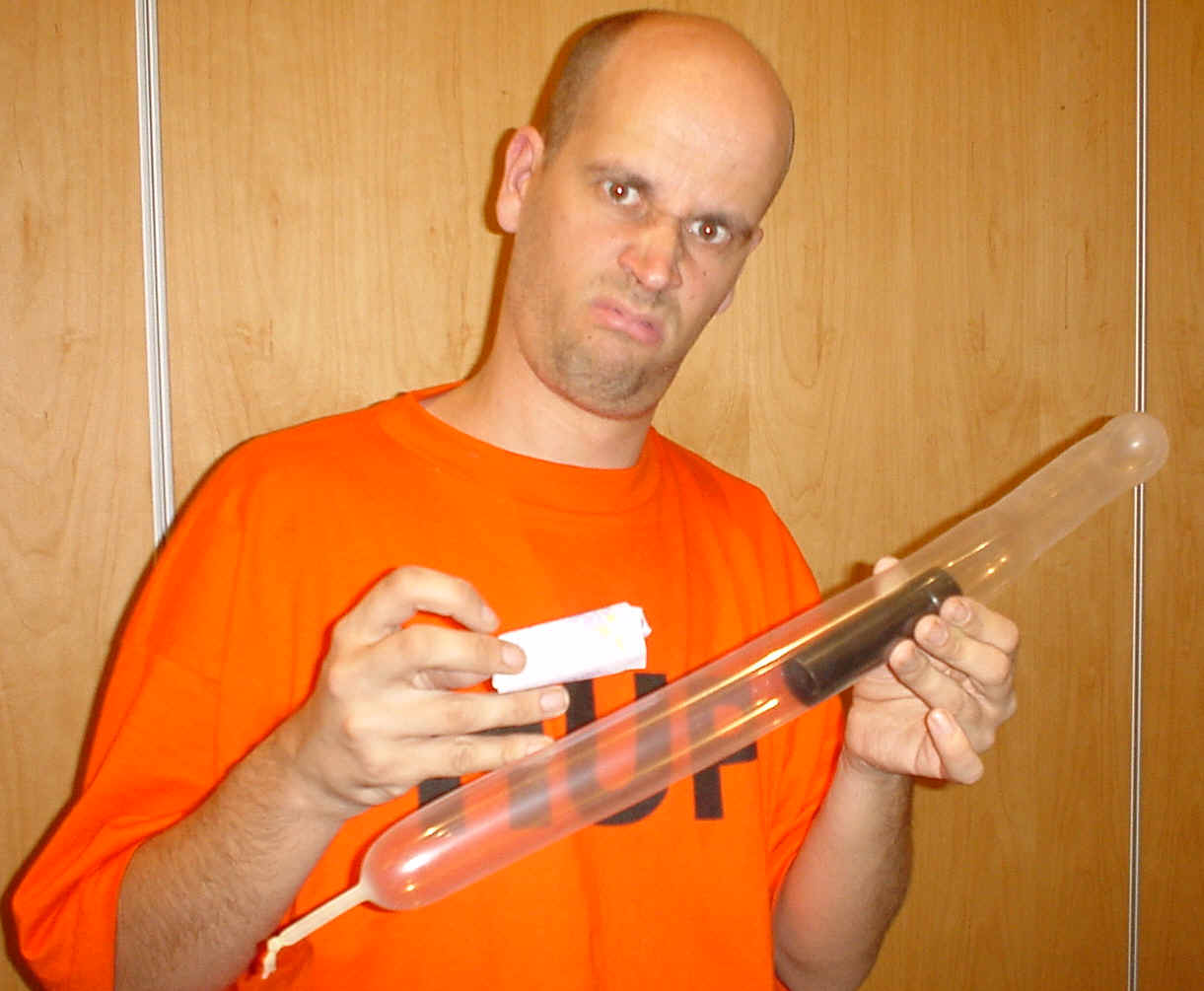 How do I get that bill inside the balloon?